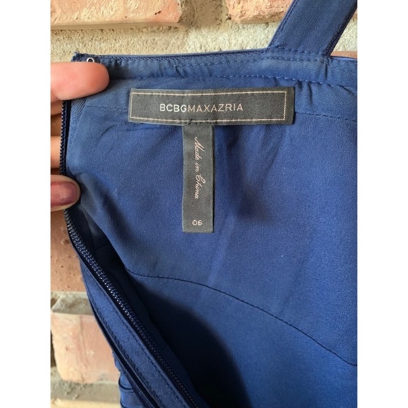 BCBG - Navy Bandage Dress, UK Size 6 - Picture 5 of 8